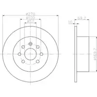 TEXTAR 92075503 Bremsscheiben 2 Stück OPEL