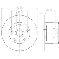 TEXTAR 92154303 Bremsscheiben 2 Stück AUDI