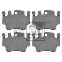FEBI BILSTEIN 16522 Bremsbelagsatz für PORSCHE