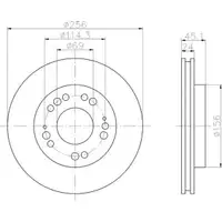 TEXTAR 92094700 Bremsscheiben 2 Stück MITSUBISHI