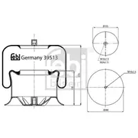 FEBI BILSTEIN 39513 Luftfederbalg