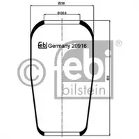FEBI BILSTEIN 20916 Luftfederbalg
