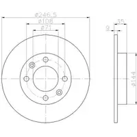 TEXTAR 92111703 Bremsscheiben 2 Stück PEUGEOT