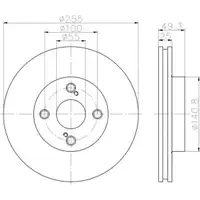TEXTAR 92125903 Bremsscheiben 2 Stück TOYOTA