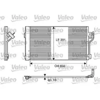 VALEO 817842 Kondensator MERCEDES Viano, Vito (2003