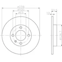 TEXTAR 92071903 Bremsscheiben 2 Stück VW