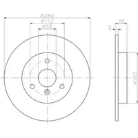 TEXTAR 92097603 Bremsscheiben 2 Stück SMART