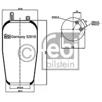 FEBI BILSTEIN 32819 Luftfederbalg