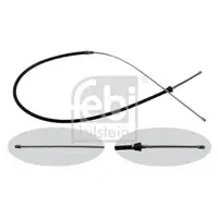 FEBI BILSTEIN 36348 Handbremsseil für SKODA, VW, SEAT