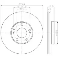 TEXTAR 92135203 Bremsscheiben 2 Stück MITSUBISHI