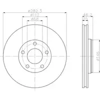 TEXTAR 92083603 Bremsscheiben 2 Stück VW