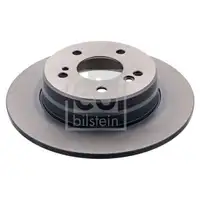 FEBI BILSTEIN 04629 Bremsscheiben 2 Stück hinten für MERCEDES-BENZ