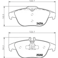 Textar Bremsenset Bremsscheiben Ø300 belüftet Bremsbeläge hinten WK Mercedes GLK