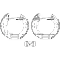 TEXTAR 84043700 PKW Bremsbacken Kits
