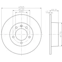 TEXTAR 92111203 Bremsscheiben 2 Stück RENAULT