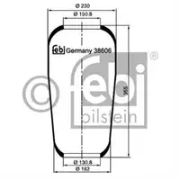 FEBI BILSTEIN 38606 Luftfederbalg