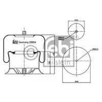 FEBI BILSTEIN 39854 Luftfederbalg