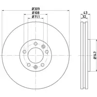 TEXTAR 92111900 Bremsscheiben 2 Stück vorne PEUGEOT