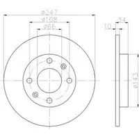 TEXTAR 92029803 Bremsscheiben 2 Stück PEUGEOT