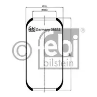 FEBI BILSTEIN 38633 Luftfederbalg