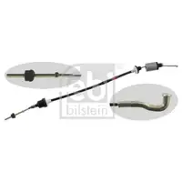 FEBI BILSTEIN 04207 Kupplungsseilzug für OPEL