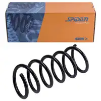 2x Spidan Fahrwerksfeder 55258 Hinterachse Fiat Panda