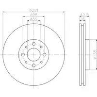 TEXTAR 92107703 Bremsscheiben 2 Stück FIAT