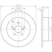 TEXTAR 92135703 Bremsscheiben 2 Stück TOYOTA