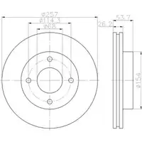 TEXTAR 92253103 Bremsscheiben 2 Stück NISSAN