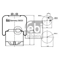 FEBI BILSTEIN 38323 Luftfederbalg