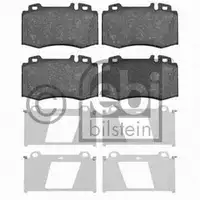 FEBI BILSTEIN 16454 Bremsbelagsatz für MERCEDES-BENZ