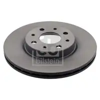 FEBI BILSTEIN 10617 Bremsscheiben 2 Stück vorn für FIAT