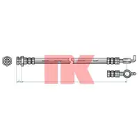 Bremsschlauch Nk 853215 für Mazda Vorderachse