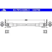 ATE 83.7813-0295.3 Bremsschlauch