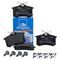 ATE Bremsenset Bremsscheiben Ø249 voll Bremsbeläge hinten Peugeot 308
