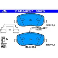 ATE 13.0460-2863.2 Belagsatz