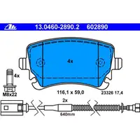 ATE 13.0460-2890.2 Belagsatz