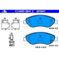 ATE 13.0460-3841.2 Belagsatz