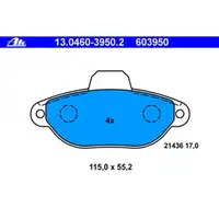 ATE 13.0460-3950.2 Belagsatz