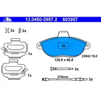 ATE 13.0460-3957.2 Belagsatz