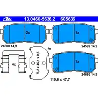 ATE 13.0460-5636.2 Belagsatz