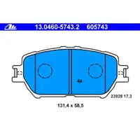 ATE 13.0460-5743.2 Belagsatz