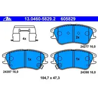 ATE 13.0460-5829.2 Belagsatz