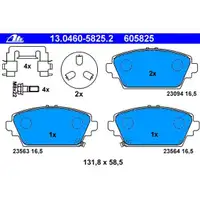 ATE 13.0460-5825.2 Belagsatz