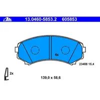 ATE 13.0460-5853.2 Belagsatz