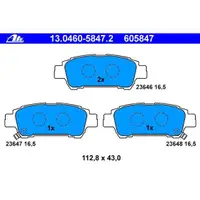 ATE 13.0460-5847.2 Belagsatz