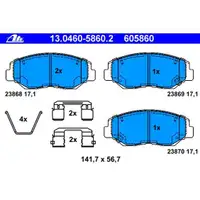 ATE 13.0460-5860.2 Belagsatz