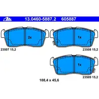 ATE 13.0460-5887.2 Belagsatz