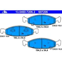 ATE 13.0460-7206.2 Belagsatz