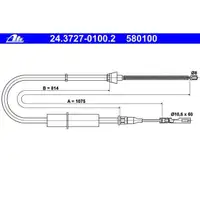 ATE 24.3727-0100.2 Bremsseil